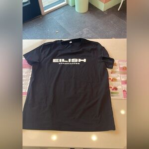 Black T-Shirt Billie Eilish fragrance